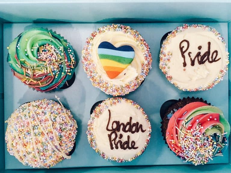 Cupcakes Celebrating Pride in London